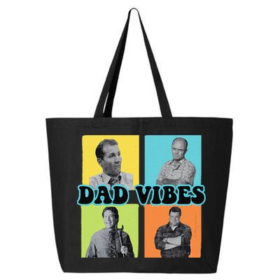 Dad Vibes 90s Dad Vibes Retro Funny 25L Jumbo Tote