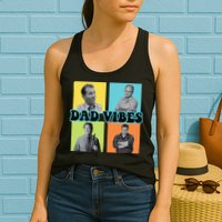 Dad Vibes 90s Dad Vibes Retro Funny Womens Tank Top