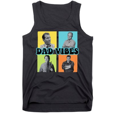 Dad Vibes 90s Dad Vibes Retro Funny Tank Top