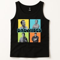 Dad Vibes 90s Dad Vibes Retro Funny Tank Top