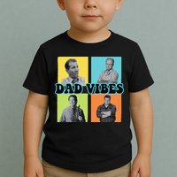 Dad Vibes 90s Dad Vibes Retro Funny Toddler T-Shirt