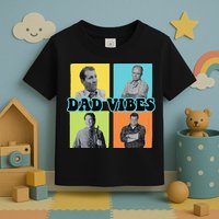 Dad Vibes 90s Dad Vibes Retro Funny Toddler T-Shirt