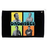 Dad Vibes 90s Dad Vibes Retro Funny Grommeted Golf Towel