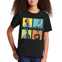 Dad Vibes 90s Dad Vibes Retro Funny Kids T-Shirt