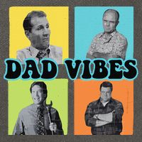 Dad Vibes 90s Dad Vibes Retro Funny Cotton Canvas Backpack