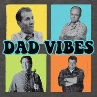 Dad Vibes 90s Dad Vibes Retro Funny Vector Backpack