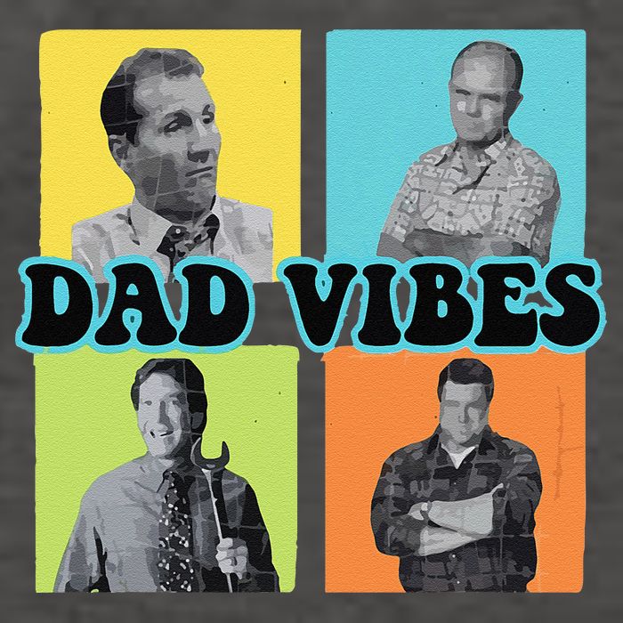 Dad Vibes 90s Dad Vibes Retro Funny Vector Backpack