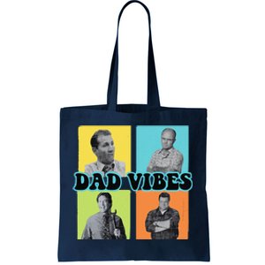 Dad Vibes 90s Dad Vibes Retro Funny Tote Bag