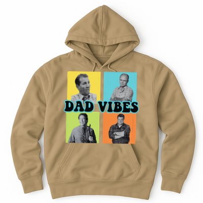 Dad Vibes 90s Dad Vibes Retro Funny Hoodie