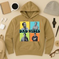 Dad Vibes 90s Dad Vibes Retro Funny Hoodie
