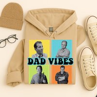 Dad Vibes 90s Dad Vibes Retro Funny Hoodie