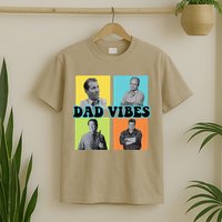 Dad Vibes 90s Dad Vibes Retro Funny T-Shirt