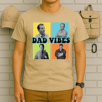 Dad Vibes 90s Dad Vibes Retro Funny T-Shirt