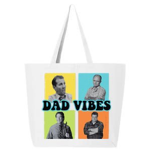 Dad Vibes 90s Dad Vibes Retro Funny 25L Jumbo Tote