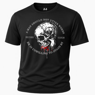 Dicere Verum A Man Should Not Utter Words He Is Unwilling To Stand Performance Shirt