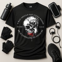 Dicere Verum A Man Should Not Utter Words He Is Unwilling To Stand Performance Shirt