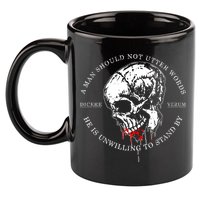 Dicere Verum A Man Should Not Utter Words He Is Unwilling To Stand 11oz C Handle Ceramic Mug