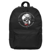 Dicere Verum A Man Should Not Utter Words He Is Unwilling To Stand 16 in Basic Backpack