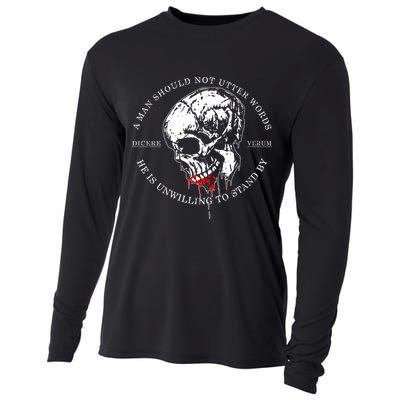 Dicere Verum A Man Should Not Utter Words He Is Unwilling To Stand Cooling Performance Long Sleeve Crew