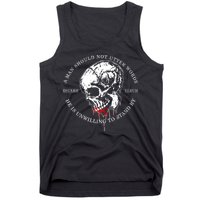 Dicere Verum A Man Should Not Utter Words He Is Unwilling To Stand Tank Top