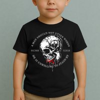 Dicere Verum A Man Should Not Utter Words He Is Unwilling To Stand Toddler T-Shirt