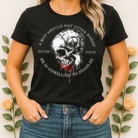 Dicere Verum A Man Should Not Utter Words He Is Unwilling To Stand Womens T-Shirt