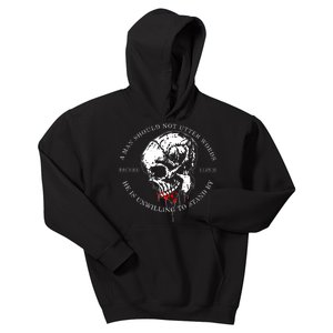 Dicere Verum A Man Should Not Utter Words He Is Unwilling To Stand Kids Hoodie