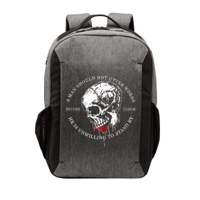 Dicere Verum A Man Should Not Utter Words He Is Unwilling To Stand Vector Backpack