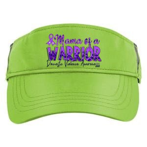 Domestic Violence Awareness Purple Mama Of A Warrior Adult Drive Performance Visor