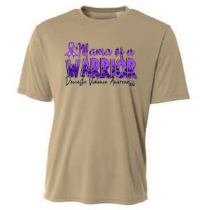 Domestic Violence Awareness Purple Mama Of A Warrior Cooling Performance Crew T-Shirt