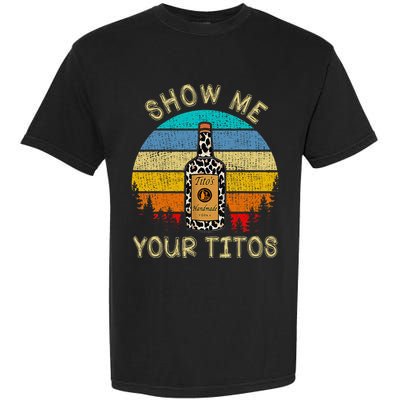 Drinking Vodka Alcohol Lover Show Me Your Garment-Dyed Heavyweight T-Shirt