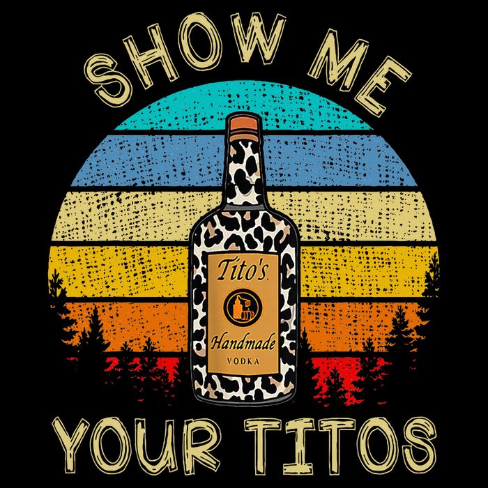 Drinking Vodka Alcohol Lover Show Me Your Cooling Performance Crew T-Shirt