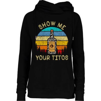 Drinking Vodka Alcohol Lover Show Me Your Womens Funnel Neck Pullover Hood