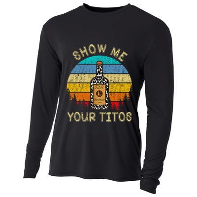 Drinking Vodka Alcohol Lover Show Me Your Cooling Performance Long Sleeve Crew