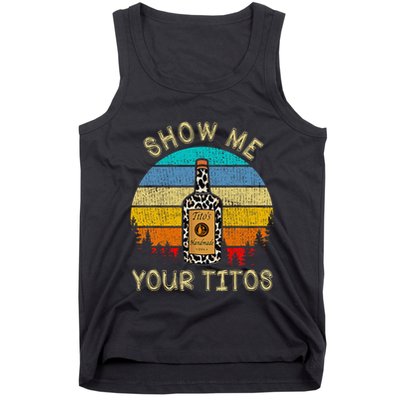 Drinking Vodka Alcohol Lover Show Me Your Tank Top