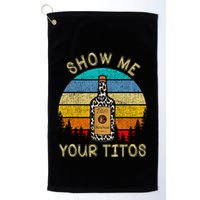 Drinking Vodka Alcohol Lover Show Me Your Golf Towel