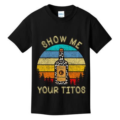 Drinking Vodka Alcohol Lover Show Me Your Kids T-Shirt