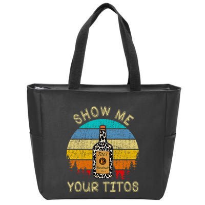 Drinking Vodka Alcohol Lover Show Me Your Zip Tote Bag