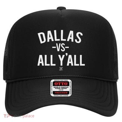 Dallas Versus All Yall High Crown Mesh Back Trucker Hat
