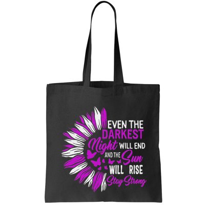 Domestic Violence Awareness Month Sunflower Warrior Support Bag