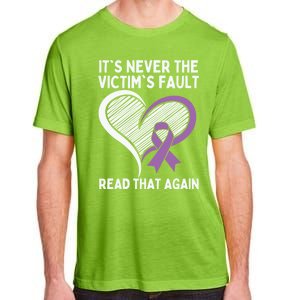 Domestic Violence Awareness Sexual Assault Awareness Gift Adult ChromaSoft Performance T-Shirt