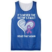 Domestic Violence Awareness Sexual Assault Awareness Gift Mesh Reversible Basketball Jersey Tank