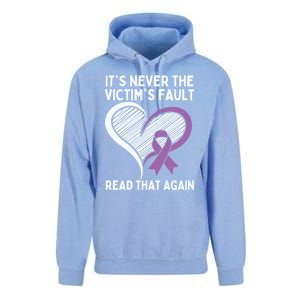 Domestic Violence Awareness Sexual Assault Awareness Gift Unisex Surf Hoodie