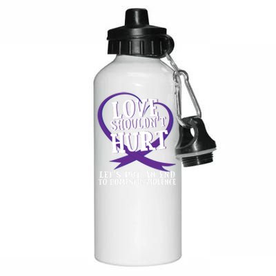 Domestic Violence Awareness Survivor Support Month Gift Aluminum Water Bottle 