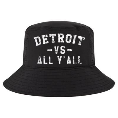 Detroit Vs All Yall For YAll Funny Detroit Cool Comfort Performance Bucket Hat