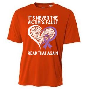 Domestic Violence Awareness Sexual Assault Awareness Gift Cooling Performance Crew T-Shirt