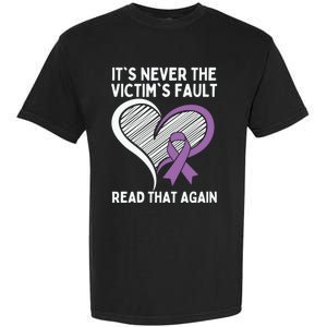 Domestic Violence Awareness Sexual Assault Awareness Gift Garment-Dyed Heavyweight T-Shirt