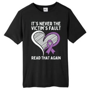 Domestic Violence Awareness Sexual Assault Awareness Gift Tall Fusion ChromaSoft Performance T-Shirt