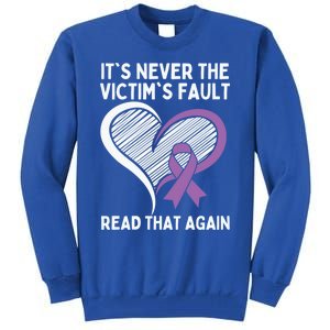 Domestic Violence Awareness Sexual Assault Awareness Gift Tall Sweatshirt