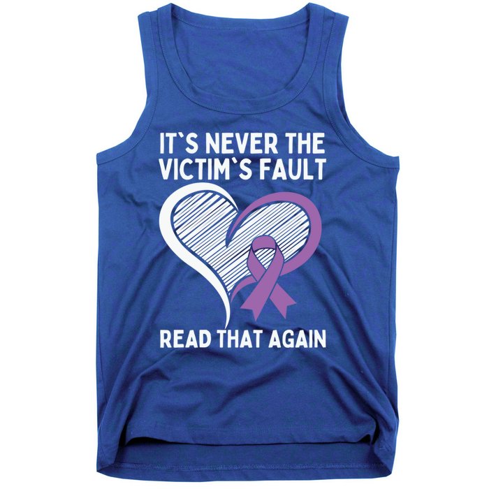 Domestic Violence Awareness Sexual Assault Awareness Gift Tank Top